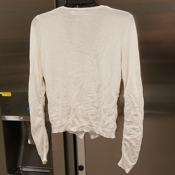 💕MEXX💕 White Button Down Cardigan Sweater - Picture 2 of 5